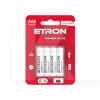 Батарейка цилиндрическая марганцево-цинковая AAA 1,5 В 4 шт. в блистере Power Plus ETRON (R03-AAA-C4)