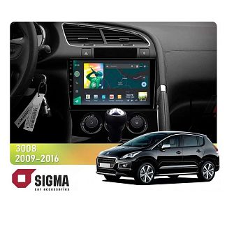 Штатна магнітола X9232 2+32 Gb 9" Peugeot 3008 1 2009-2016 (F1) SIGMA4car