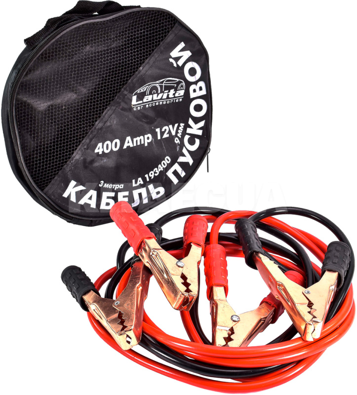 Кабель для запуску автомобіля 400 А LAVITA (LA 193400)