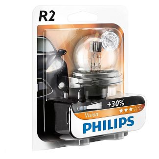 Галогенна лампа R2 45/40W 12V PHILIPS