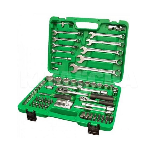 Набор комбинированных инструментов 1/4"х1/2" 82 предмета TOPTUL (GCAI8201)