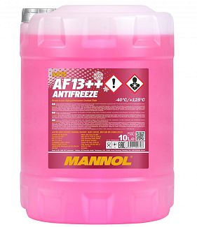 Антифриз красный 10л AF13++ -40°C Mannol