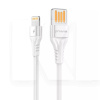 Кабель USB Lightning 2.4A 1м Double Way Silicone білий PROOVE (505060003)