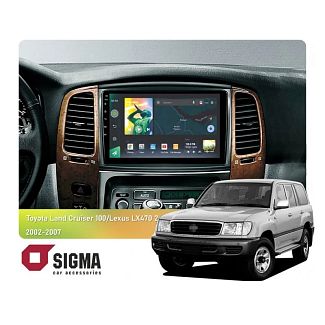 Штатная магнитола X9232 2+32 Gb 9" Toyota Land Cruiser LC 100-A 2002-2007 (A) SIGMA4car