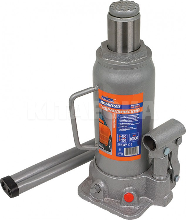 Домкрат гидравлический бутылочный 5т, 216-413 мм MIOL (80-030)