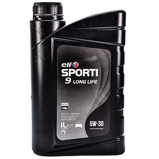 Масло моторное синтетическое 1л 5W-30 Sporti 9 Long Life ELF