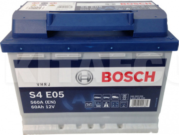 Аккумулятор 60ач euro (t1) 242x175x190 с обратной полярностью 560a start-stop s4 Bosch (0 092 S4E 051)