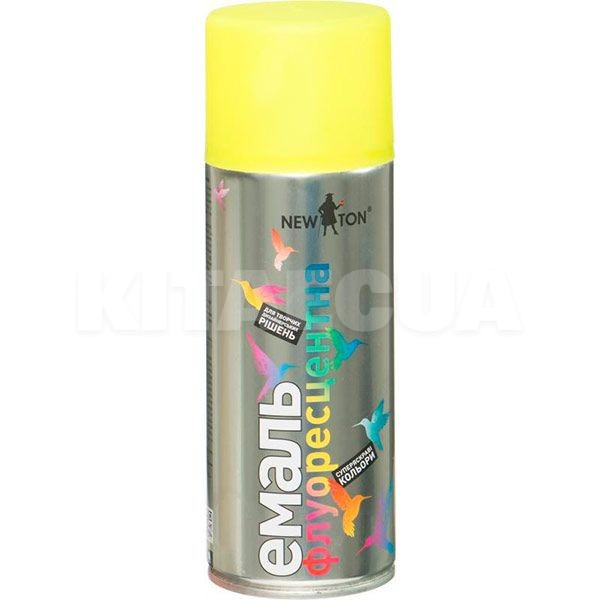 Краска-эмаль флуоресцентная 400мл желтая NEW TON (57940-NEW-TON)