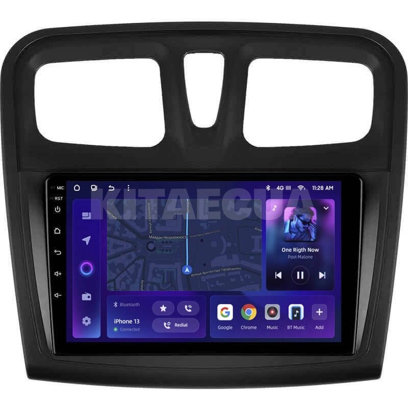 Штатна магнітола MOSS M2 4+32 Gb 9" Renault Logan 2 2012-2022 (F1 B) AMS (49424)
