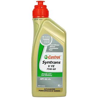 Масло трансмиссионное синтетическое 1л Syntrans V FE 75W-80 CASTROL