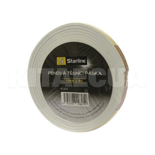 Двостороння клейка стрічка спінена 6 м х 12 мм STARLINE (S PL 025)