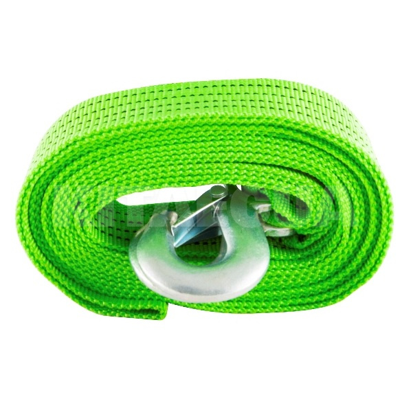 Трос буксировочный зеленый с крюком 3т 4.5м Winso (133450) - 2