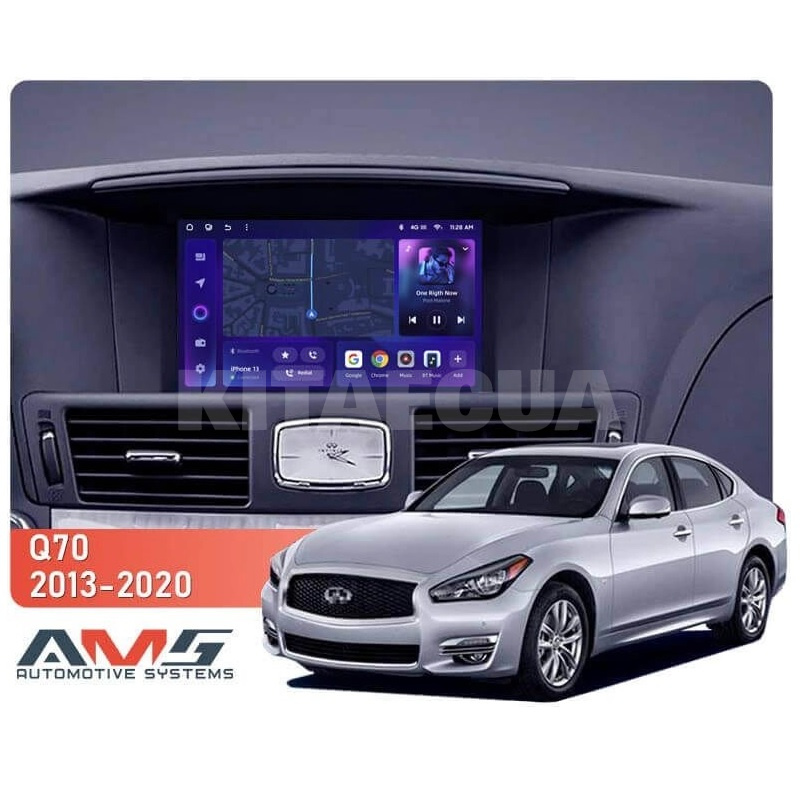 Штатна магнітола MOSS M3 4+32 ГБ 9" Infiniti Q70 1 2013-2020 (L3) AMS (50031) - 2