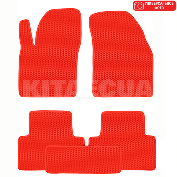 EVA коврики в салон Chery Elara (2006-н.в.) красные BELTEX (06 04-EVA-RED-T6-RED)