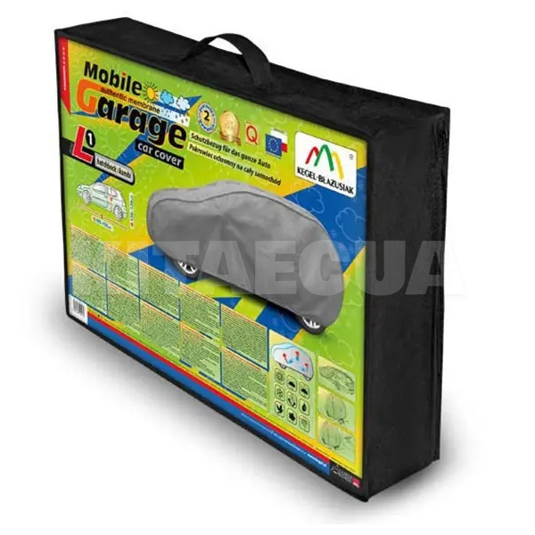 Тент на авто Mobile Garag L1 430х148х136 см хэтчбек Kegel-Blazusiak (5-4103-248-3020) - 3