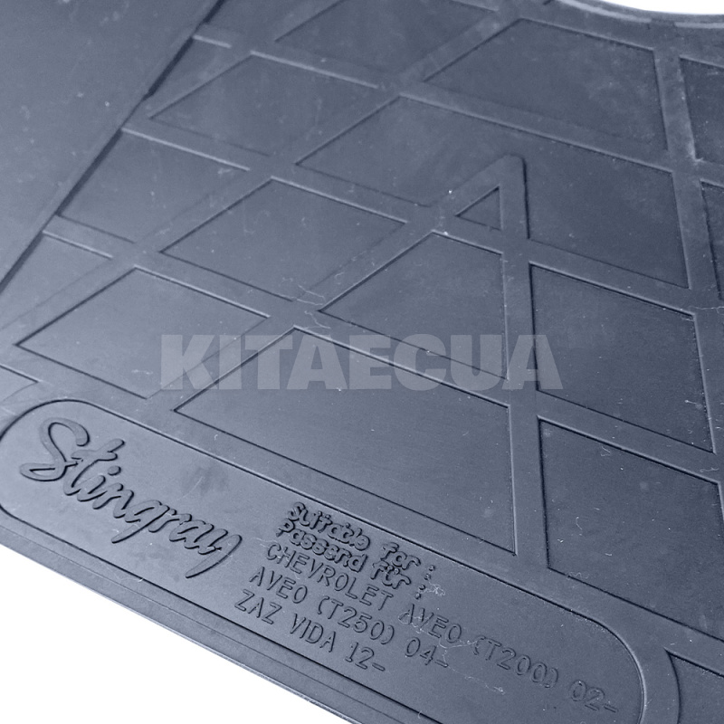 Гумовий килимок перемичка у Chevrolet Aveo T200 (2002-2008) Stingray (1002054 ЗС) - 4