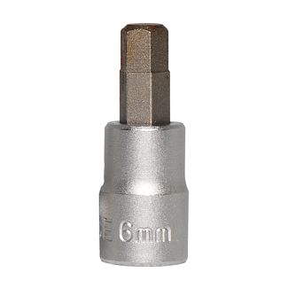 Головка торцевая с 6-гранной насадкой 6 мм 1/4" 32 мм FORCE