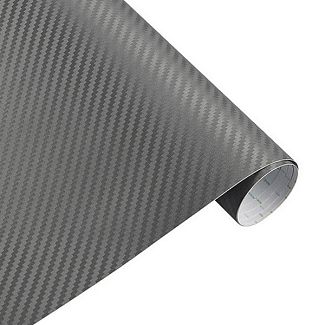 Пленка (декоративная) для кузова 1,52 x 3m, серая carbon KING