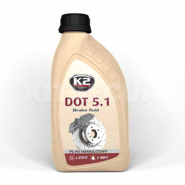 Тормозная жидкость 500мл Dot 5.1 K2 (T105)