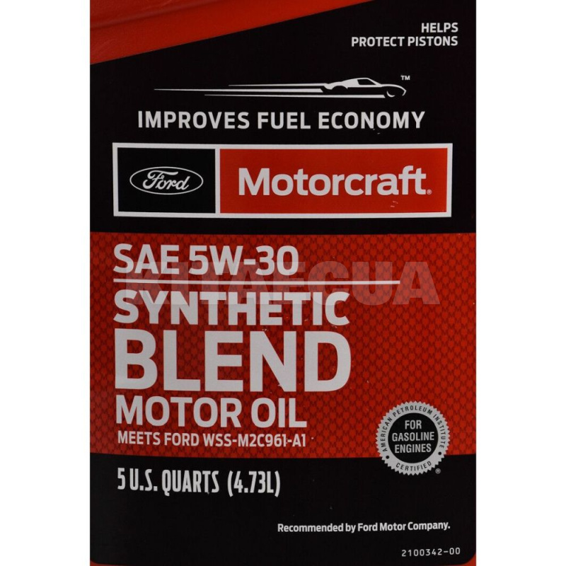 Масло моторне Напівсинтетичне 4.73л 5W-30 Motor Oil Motorcraft (XO5W305Q3SP) - 2