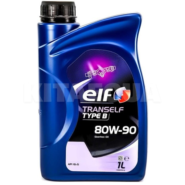 Масло трансмиссионное минеральное 1л 80W-90 Tranself Type B ELF (ELFTRANTB80W90-1-ELF)