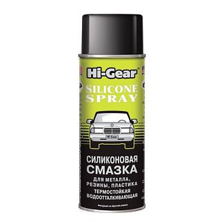 Смазка силиконовая термостойкая водооталкивающая 284мл Silicone Spray HI-GEAR