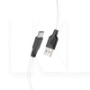 Кабель USB - Type-C 3A X21 Plus 1м черный/белый HOCO (6931474711915)