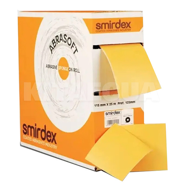 Наждачная бумага Р220 115 мм х 25 м с перфорацией SMIRDEX (00000262800)