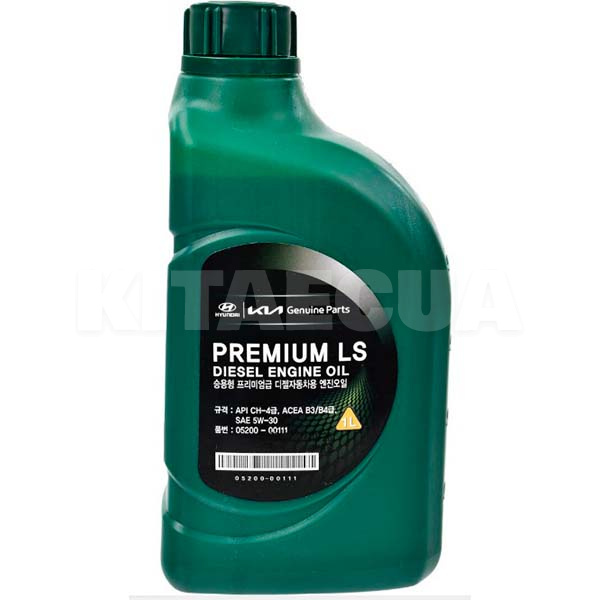 Масло моторне Напівсинтетичне 1л 5W-30 Gasoline Engine Oil Premium LS Diesel MOBIS (520000111-MOBIS)