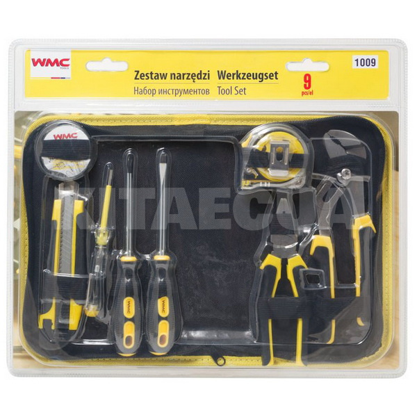 Набор инструментов 9 предметов WMC TOOLS (WT-1009)
