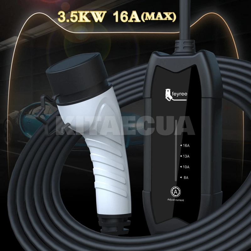 Зарядка для электромобиля 3.7 кВт 16A 1-фаза Type 1 Flying Cat FEYREE (FY3.5-16-1PH-TP1-F7-C5) - 5