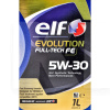 Масло моторное синтетическое 1л 5W-30 FE Evolution Full-Tech ELF (213933-ELF)