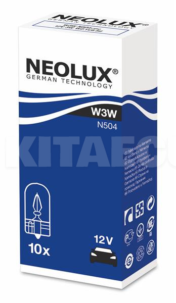 Лампа накаливания 12V 3W Standard NEOLUX (NE N504) - 2