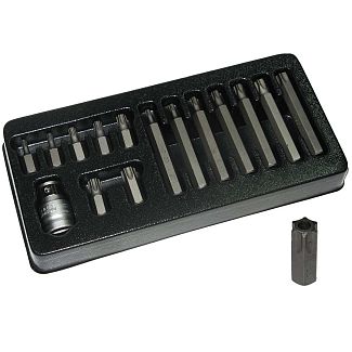 Набор бит Torx Т20-Т55 1/2" 15 предметов King Roy