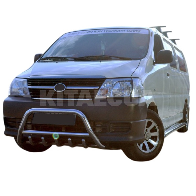 Кенгурятник WT003 Toyota Hiace нержавеющая сталь CAN (dug693224) - 5