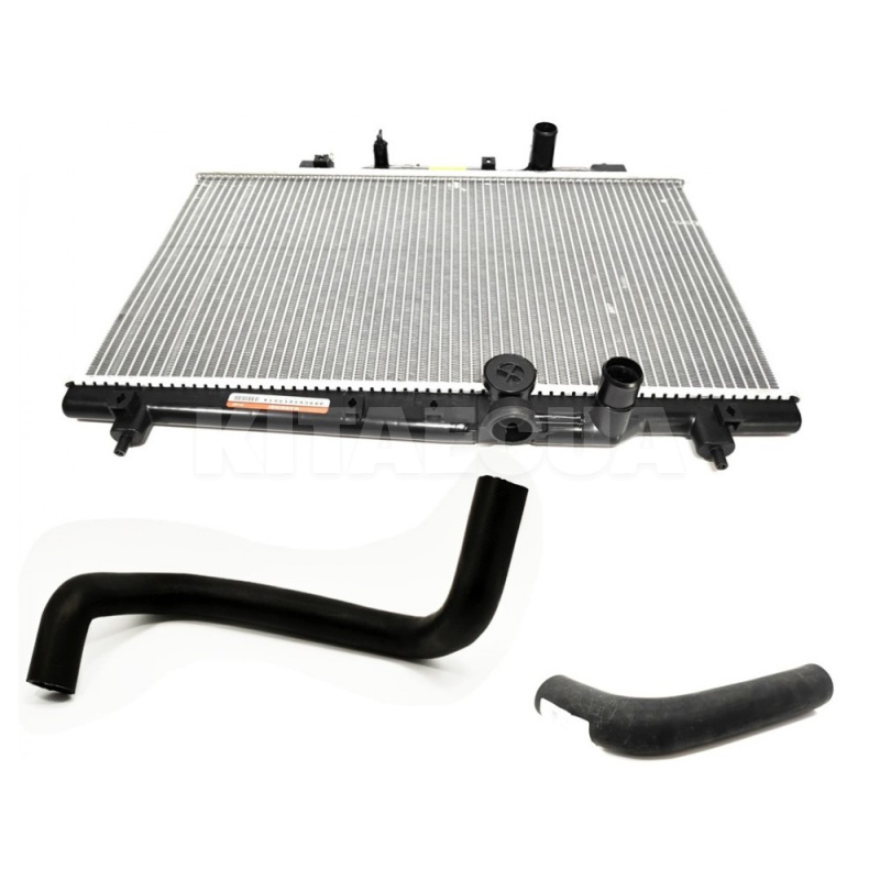 Радіатор охолодження з патрубками KLM Autoparts на Geely CK2 (1602041180-01-1602198180-1602051180)