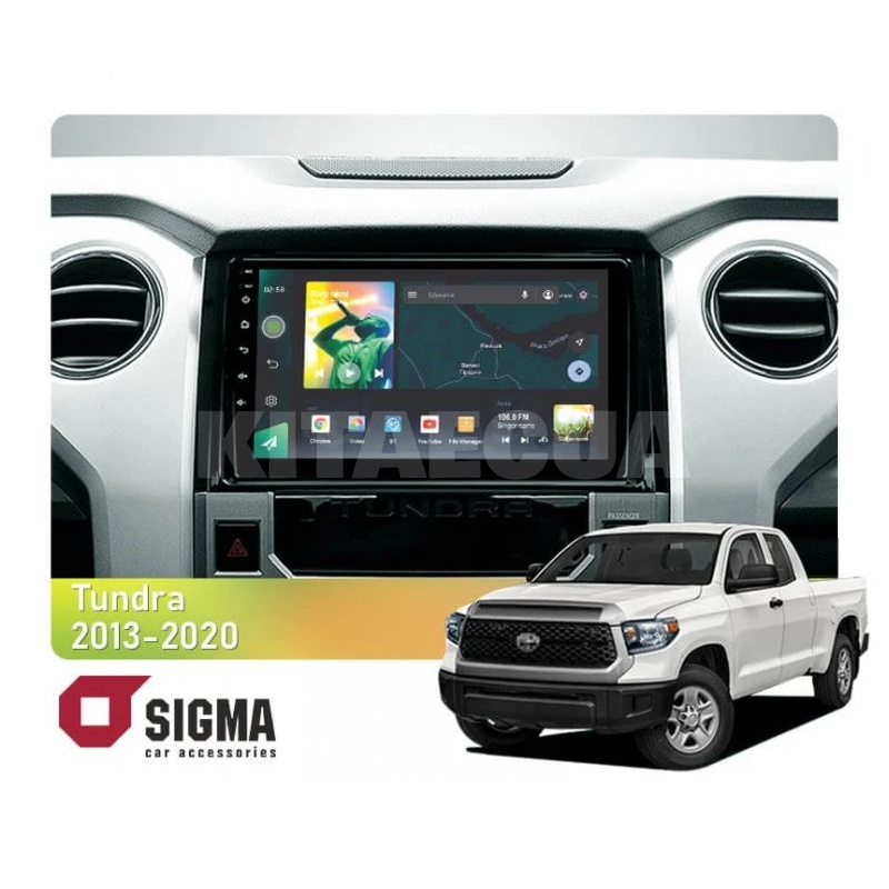 Штатна магнітола X9232 2+32 Gb 9" Toyota Tundra XK50 2013-2020 SIGMA4car (33870)