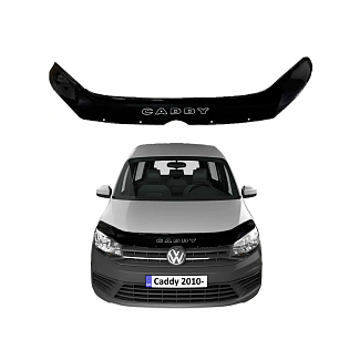 Дефлектор капота (мухобойка) на Volkswagen Caddy (2010-2015) BALATON