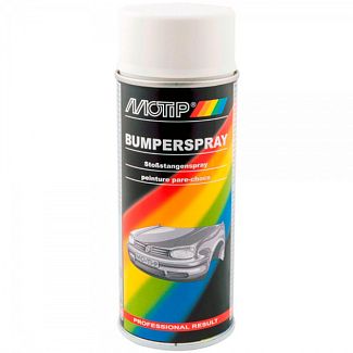 Краска белая 400мл для бампера MOTIP