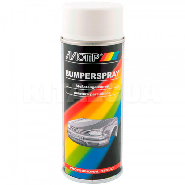 Краска белая 400мл для бампера MOTIP (04085-Motip)