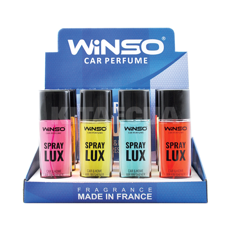 Ароматизатор 55 мл Lux Spray MIX №3 бокс 12 шт Winso (500035)