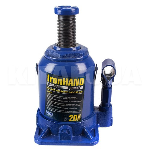 Домкрат гідравлічний пляшковий до 20т (185-360мм) VITOL (ДБ-20002H) - 4