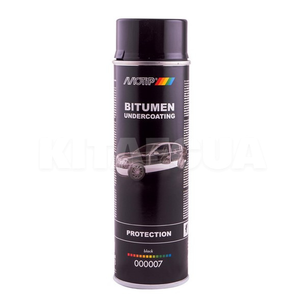 Бітумна мастика 500мл для днища Bitumen Unddercoating MOTIP (000007)