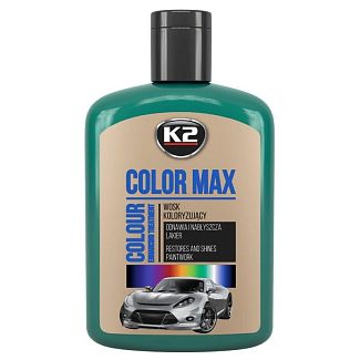 Кольоровий поліроль з воском 200мл Color Max Dark Green K2
