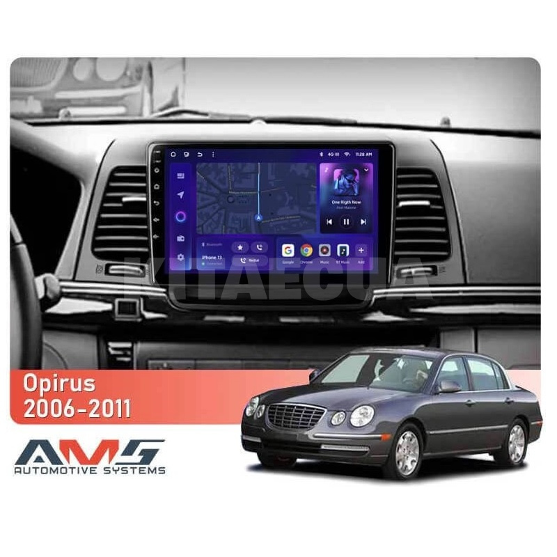 Штатная магнитола MOSS M3 4+32 ГБ 9" Kia Opirus GH 2006-2011 AMS (50060) - 2