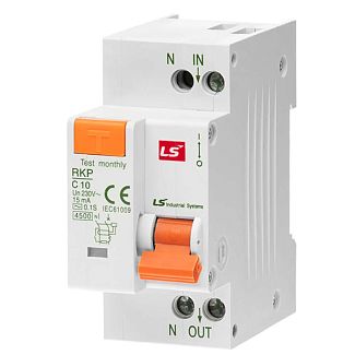 Диференціальний вимикач 10A 1P+N 15мА RKP LS Electric