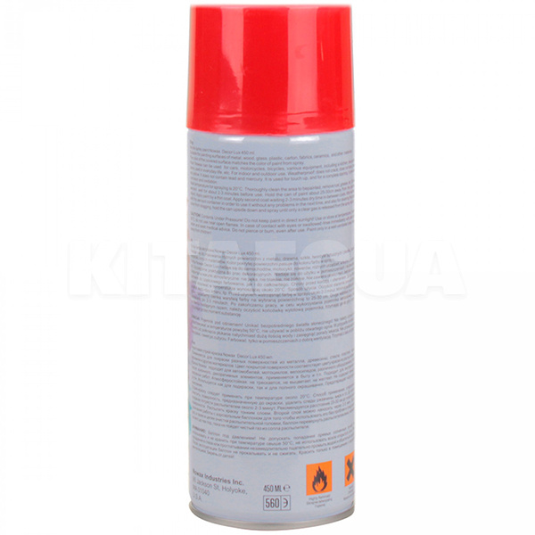 Фарба червона 450мл акрилова Decor Lux NOWAX (NX48022-NOWAX) - 2