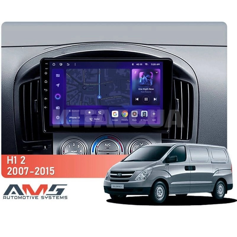 Штатна магнітола MOSS M3 4+32 ГБ 9" Hyundai H1 2 TQ 2007-2015 (F1) AMS (49983) - 2