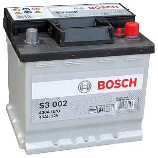 Аккумулятор автомобильный 45Ач 400А "+" справа BOSCH