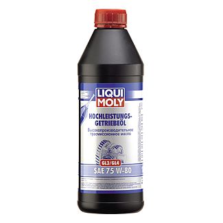 Масло трансмиссионное синтетическое 1л 75W-80 Hochleistungs-Getriebeol LIQUI MOLY